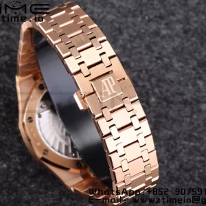 AP Royal Oak 2018 SIHH RG Tourbillon R8F Blue  Tapisserie Dial on RG Bracelet V3 - Super Clone Watch | 1:1 Best Version