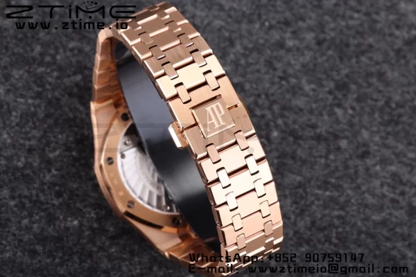 AP Royal Oak 2018 SIHH RG Tourbillon R8F Blue  Tapisserie Dial on RG Bracelet V3 - Super Clone Watch | 1:1 Best Version