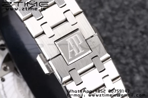 AP Royal Oak 2018 SIHH SS Tourbillon R8F Diamond Bezel Black Sunburst Tapisserie Dial on SS Bracelet V3 - Super Clone Watch | 1:1 Best Version