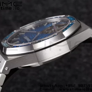 AP Royal Oak 2018 SIHH SS Tourbillon R8F Diamond Bezel Blue Sunburst Tapisserie Dial on SS Bracelet V3 - Super Clone Watch | 1:1 Best Version