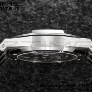 AP Royal Oak 2018 SIHH SS Tourbillon R8F Gray Sunburst Tapisserie Dial on Black Rubber Strap V3 - Super Clone Watch | 1:1 Best Version