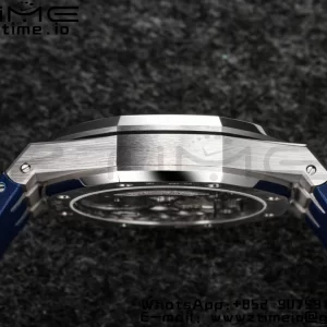 AP Royal Oak 2018 SIHH SS Tourbillon R8F Graduated Blue Checkered Dial on Blue Rubber Strap V3 - Super Clone Watch | 1:1 Best Version