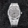 AP Royal Oak SS Tourbillon R8F Pure Gray Dial Sticker Makers on Bracelet Flying Tourb - Super Clone Watch | 1:1 Best Version
