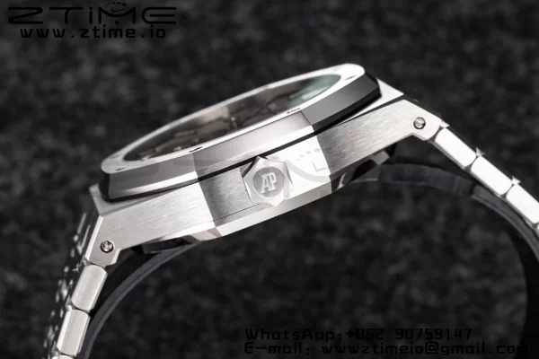 AP Royal Oak SS Tourbillon R8F Pure Gray Dial Sticker Makers on Bracelet Flying Tourb - Super Clone Watch | 1:1 Best Version