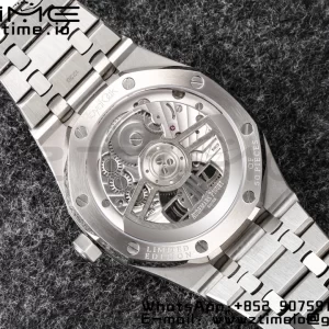 AP Royal Oak 2018 SIHH SS Tourbillon R8F Graduated Dark Blue Sunburst Tapisserie Dial on SS Bracelet Flying Tourb - Super Clone Watch | 1:1 Best Version