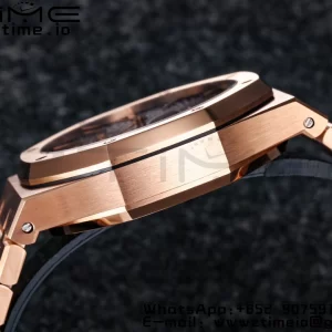 AP Royal Oak 2018 SIHH RG Tourbillon R8F Graduated Gray Sunburst Tapisserie Dial on RG Bracelet Flying Tourb - Super Clone Watch | 1:1 Best Version
