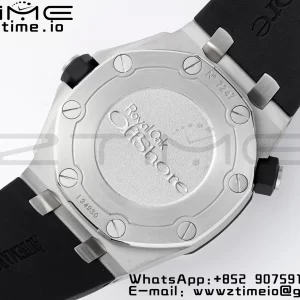 AP Royal Oak Offshore Diver 15703 APSF 1:1 Best Edition Black Dial on Black Rubber Strap SA3120 Super Clone V2 - Super Clone Watch | 1:1 Best Version