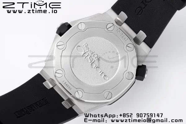 AP Royal Oak Offshore Diver 15703 APSF 1:1 Best Edition Black Dial on Black Rubber Strap SA3120 Super Clone V2 - Super Clone Watch | 1:1 Best Version