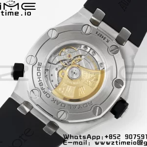AP Royal Oak Offshore Diver 15710 APSF 1:1 Best Edition Black Dial on Black Rubber Strap SA3120 Super Clone V2 - Super Clone Watch | 1:1 Best Version