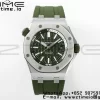 AP Royal Oak Offshore Diver 15710 APSF 1:1 Best Edition Cadran verde pe curea de cauciuc verde SA3120 Super Clone V2 - Super Clone Watch | 1:1 Best Version