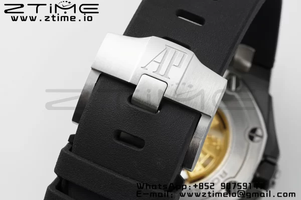 AP Royal Oak Offshore Diver 15707 Black Ceramic APSF 1:1 Best Edition SA3120 Super Clone - Super Clone Watch | 1:1 Best Version