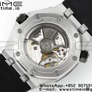 AP Royal Oak Offshore Diver 15720 SS APSF 1:1 Best Edition Black Dial Ceramic Bezel on Black Rubber Strap A4308 Super Clone - Super Clone Watch | 1:1 Best Version