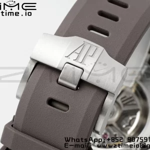 AP Royal Oak Offshore Diver 15720 SS APSF 1:1 Best Edition Cadran gri pe curea de cauciuc gri A4308 Super Clone - Super Clone Watch | 1:1 Best Version