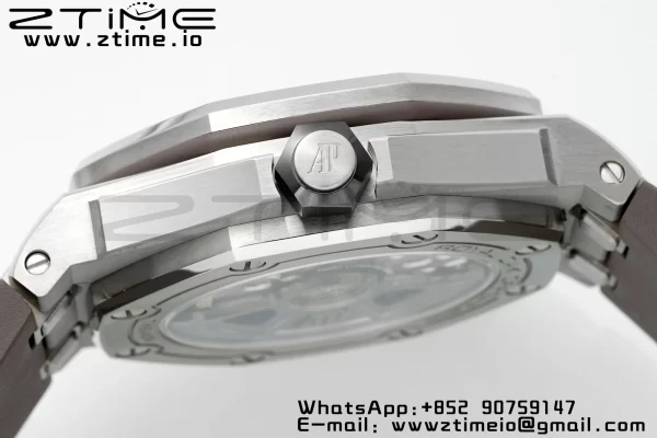AP Royal Oak Offshore Diver 15720 SS APSF 1:1 Best Edition Cadran gri pe curea de cauciuc gri A4308 Super Clone - Super Clone Watch | 1:1 Best Version