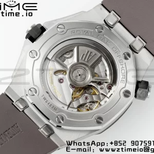AP Royal Oak Offshore Diver 15720 SS APSF 1:1 Best Edition Cadran gri pe curea de cauciuc gri A4308 Super Clone - Super Clone Watch | 1:1 Best Version