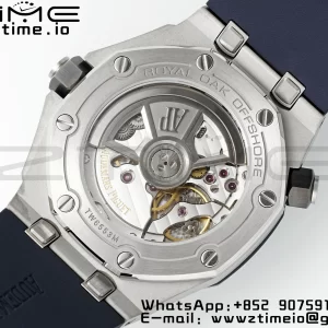 AP Royal Oak Offshore Diver 15720 SS APSF 1:1 Best Edition Blue Dial on Blue Rubber Strap A4308 Super Clone - Super Clone Watch | 1:1 Best Version