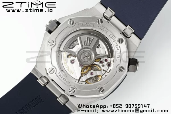 AP Royal Oak Offshore Diver 15720 SS APSF 1:1 Best Edition Blue Dial on Blue Rubber Strap A4308 Super Clone - Super Clone Watch | 1:1 Best Version