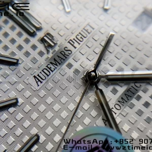 AP Royal Oak 41mm 15400 SS APSF 1:1 Best Edition White Textured Dial on SS Bracelet SA3120 Super Clone V3 - Super Clone Watch | 1:1 Best Version