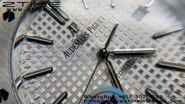 AP Royal Oak 41mm 15400 SS APSF 1:1 Best Edition White Textured Dial on SS Bracelet SA3120 Super Clone V3 - Super Clone Watch | 1:1 Best Version