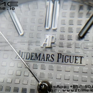 AP Royal Oak 41mm 15400 SS APSF 1:1 Best Edition White Textured Dial on SS Bracelet SA3120 Super Clone V3 - Super Clone Watch | 1:1 Best Version