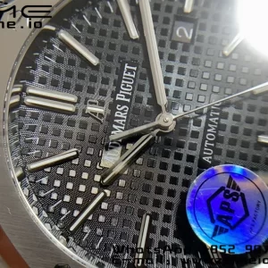 AP Royal Oak 41mm 15400 SS APSF 1:1 Best Edition Black Textured Dial on SS Bracelet SA3120 Super Clone V3 - Super Clone Watch | 1:1 Best Version