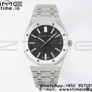 AP Royal Oak 41mm 15510 "50th Anniversary" SS APSF 1:1 Best Edition Black Dial on SS Bracelet SA4302 Super Clone V2 - Super Clone Watch | 1:1 Best Version
