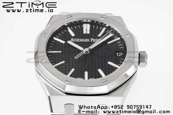 AP Royal Oak 41mm 15510 "50th Anniversary" SS APSF 1:1 Best Edition Black Dial on SS Bracelet SA4302 Super Clone V2 - Super Clone Watch | 1:1 Best Version