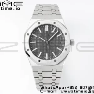 AP Royal Oak 41mm 15510 "50th Anniversary" SS APSF 1:1 Best Edition Gray Dial on SS Bracelet SA4302 Super Clone V2 - Super Clone Watch | 1:1 Best Version
