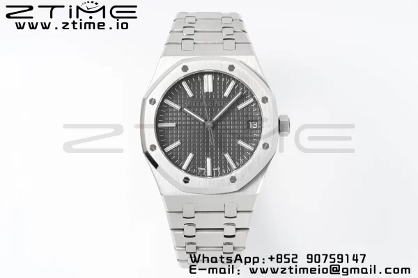 AP Royal Oak 41mm 15510 "50th Anniversary" SS APSF 1:1 Best Edition Gray Dial on SS Bracelet SA4302 Super Clone V2 - Super Clone Watch | 1:1 Best Version