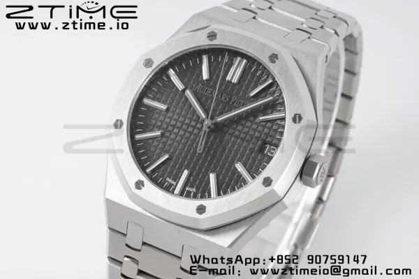 AP Royal Oak 41mm 15510 "50th Anniversary" SS APSF 1:1 Best Edition Gray Dial on SS Bracelet SA4302 Super Clone V2 - Super Clone Watch | 1:1 Best Version