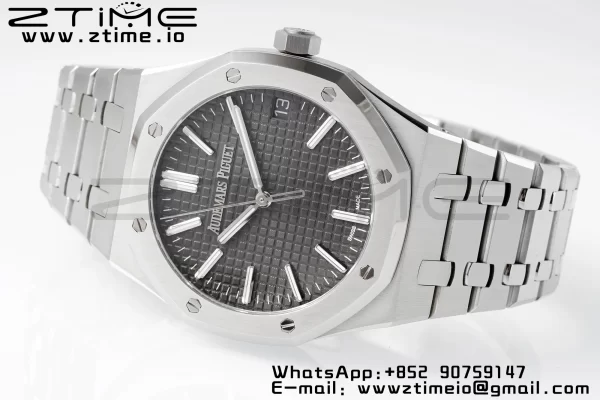 AP Royal Oak 41mm 15510 "50th Anniversary" SS APSF 1:1 Best Edition Gray Dial on SS Bracelet SA4302 Super Clone V2 - Super Clone Watch | 1:1 Best Version