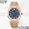 AP Royal Oak 41mm 15510 "50th Anniversary" RG APSF 1:1 Best Edition Blue Dial on RG Bracelet SA4302 Super Clone V2 - Super Clone Watch | 1:1 Best Version