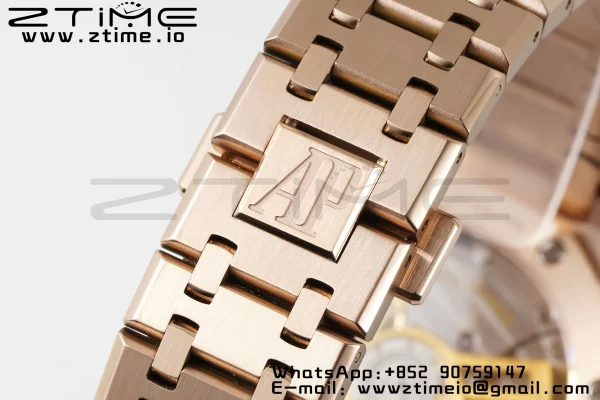 AP Royal Oak 41mm 15510 "50th Anniversary" RG APSF 1:1 Best Edition Blue Dial on RG Bracelet SA4302 Super Clone V2 - Super Clone Watch | 1:1 Best Version