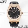 AP Royal Oak 41mm 15510 "50th Anniversary" RG APSF 1:1 Best Edition Black Dial on Black Leather Strap SA4302 Super Clone V2 - Super Clone Watch | 1:1 Best Version