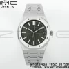 AP Royal Oak 41mm 15500 SS APSF 1:1 Best Edition Green Textured Dial on SS Bracelet SA4302 Super Clone V3 - Super Clone Watch | 1:1 Best Version