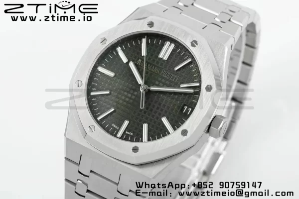 AP Royal Oak 41mm 15510 "50th Anniversary" SS APSF 1:1 Best Edition Green Dial on SS Bracelet SA4302 Super Clone V2 - Super Clone Watch | 1:1 Best Version