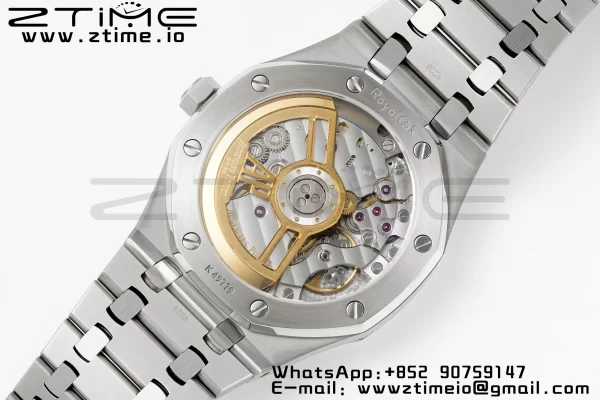 AP Royal Oak 41mm 15500 SS APSF 1:1 Best Edition Green Textured Dial on SS Bracelet SA4302 Super Clone V3 - Super Clone Watch | 1:1 Best Version