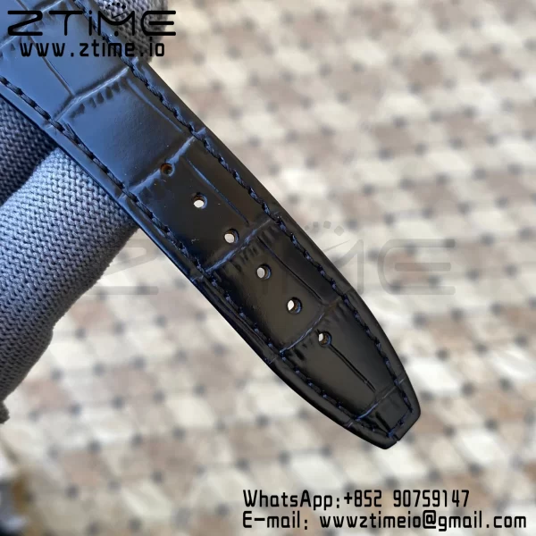 AP Royal Oak 41mm 15500 RG APSF 1:1 Best Edition Black Textured Dial on Black Leather Strap SA4302 Super Clone V3 - Super Clone Watch | 1:1 Best Version