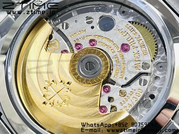 PATEK PHILIPPE Nautilus 7118 Ladies Green/White Diamonds GRF 1:1 Best Edition Full Diamonds Dial on Full Diamonds Bracelet 324CS - Super Clone Watch | 1:1 Best Version