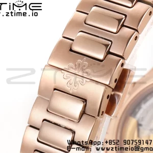 PATEK PHILIPPE Nautilus 7118 Ladies RG Orange Diamonds GRF 1:1 Best Edition RG Dial on RG Bracelet 324CS - Super Clone Watch | 1:1 Best Version