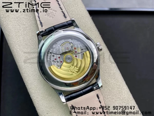 PATEK PHILIPPE Annual Calendar Complications 5396 SS GRF Best Edition White Dial Blue Markers on Leather Strap A324 - Super Clone Watch | 1:1 Best Version