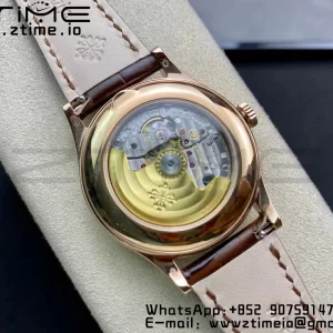 PATEK PHILIPPE Annual Calendar Complications 5396 RG GRF Best Edition White Dial Blue Markers on Leather strap A324 - Super Clone Watch | 1:1 Best Version