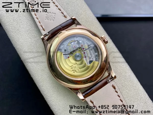 PATEK PHILIPPE Annual Calendar Complications 5396 RG GRF Best Edition White Dial Blue Markers on Leather strap A324 - Super Clone Watch | 1:1 Best Version