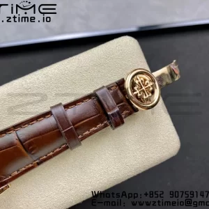 PATEK PHILIPPE Annual Calendar Complications 5396 RG GRF Best Edition White Dial Blue Markers on Leather strap A324 - Super Clone Watch | 1:1 Best Version