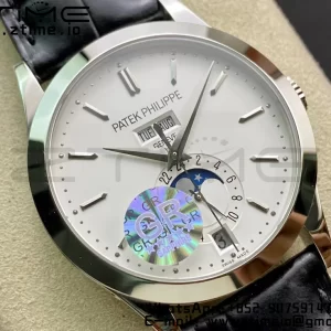 PATEK PHILIPPE Annual Calendar Complications 5396 SS GRF Best Edition White Dial on Leather Strap A324 - Super Clone Watch | 1:1 Best Version