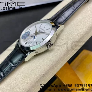 PATEK PHILIPPE Annual Calendar Complications 5396 SS GRF Best Edition White Dial on Leather Strap A324 - Super Clone Watch | 1:1 Best Version