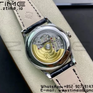 PATEK PHILIPPE Annual Calendar Complications 5396 SS GRF Best Edition White Dial on Leather Strap A324 - Super Clone Watch | 1:1 Best Version