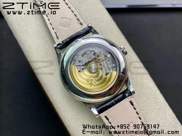 PATEK PHILIPPE Annual Calendar Complications 5396 SS GRF Best Edition White Dial on Leather Strap A324 - Super Clone Watch | 1:1 Best Version