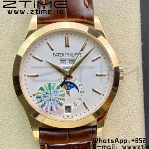 PATEK PHILIPPE Annual Calendar Complications 5396 RG GRF Best Edition White Dial on Leather strap A324 - Super Clone Watch | 1:1 Best Version