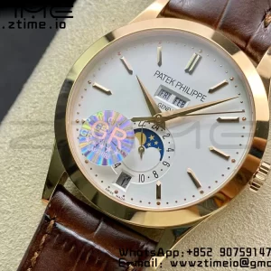 PATEK PHILIPPE Annual Calendar Complications 5396 RG GRF Best Edition White Dial on Leather strap A324 - Super Clone Watch | 1:1 Best Version